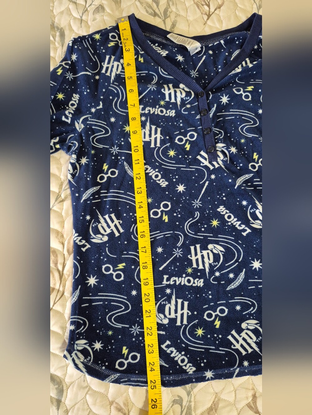 Womens Harry Potter Theme Pajama Sets - Navy & Gray - Picture 11 of 13